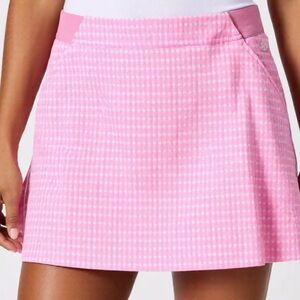 Lilly Pulitzer Pink and White A-Line Skort